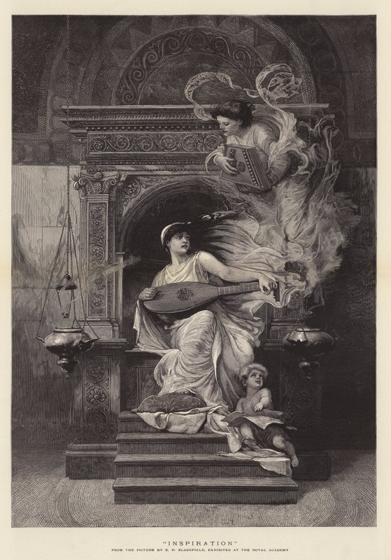 Inspiration av Edwin Howland Blashfield