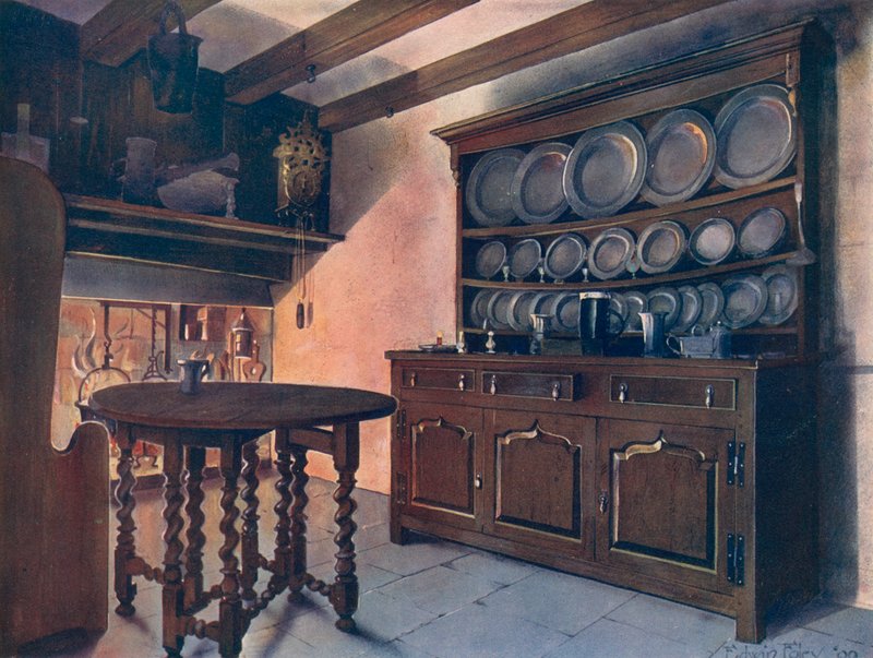 Ek Welsh Dresser av Edwin John Foley