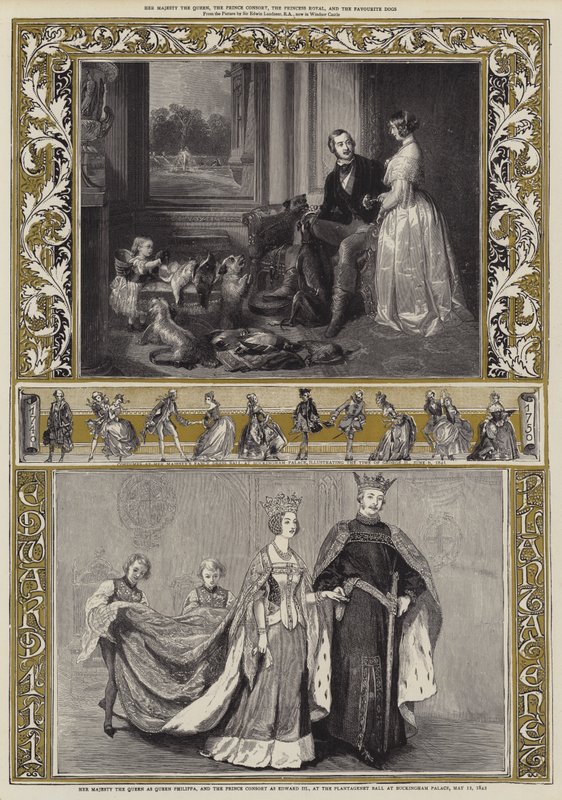 Hennes Majestät Drottningen och Prinsgemalen av Edwin Landseer