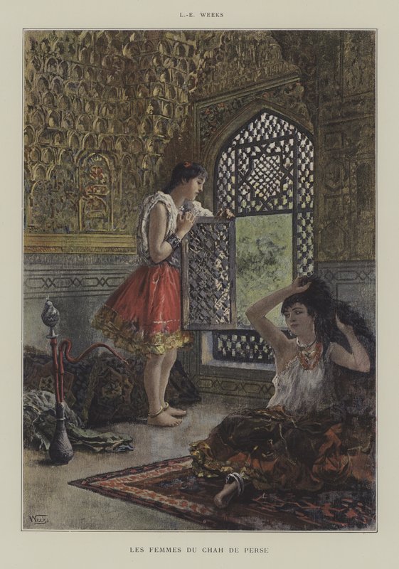 Shahen av Persiens fruar av Edwin Lord Weeks