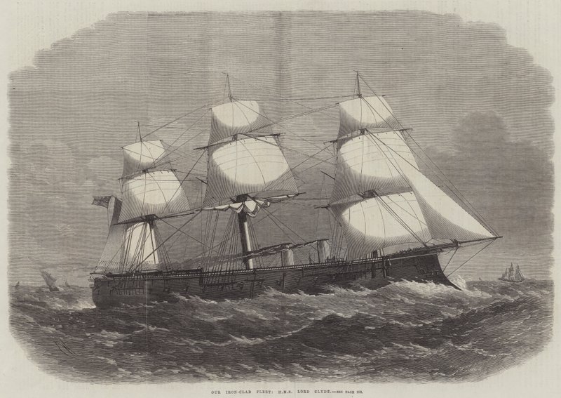 Vår järnklädda flotta, HMS Lord Clyde av Edwin Weedon