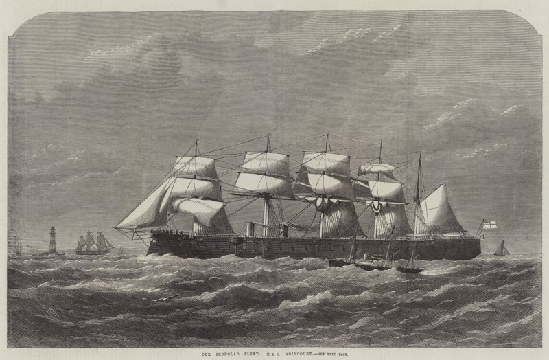 Vår järnklädda flotta, HMS Agincourt av Edwin Weedon