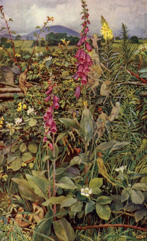 Guinevere (färg litho) av Eleanor Fortescue Brickdale