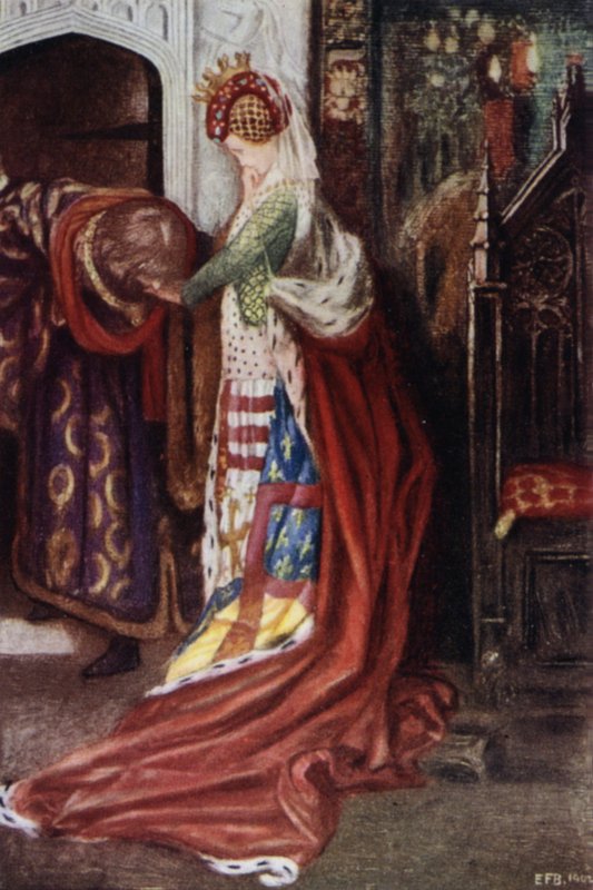 Kung Henrik VI del 2 (färg litho) av Eleanor Fortescue Brickdale