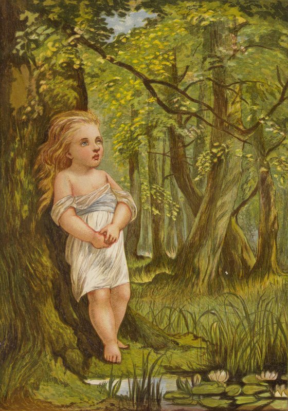 Länge vacklade hans tankar (färg litho) av Eleanor Fortescue Brickdale