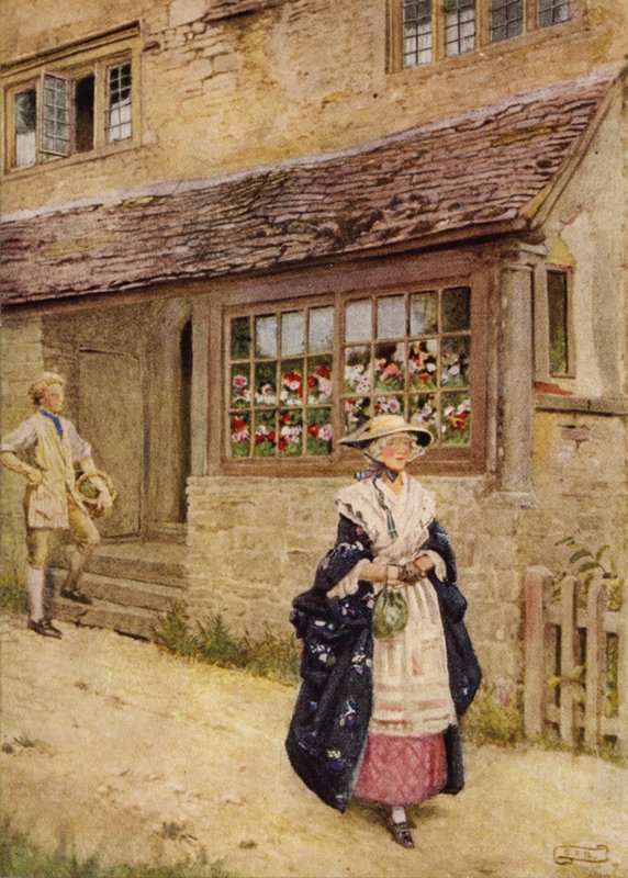 Såg du Bonnie Lesley? (färg litho) av Eleanor Fortescue Brickdale