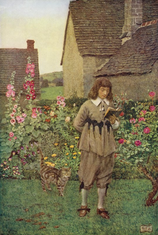 Stolthet och Ambition här Endast i långsökta metaforer förekommer; Här inget annat än vindar kan skada (färg litho) av Eleanor Fortescue Brickdale