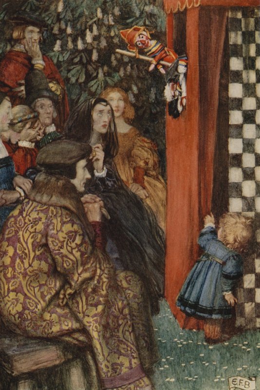 Att anta att en fusk kan Gull alla dessa, var mer mirakulösa (färg litho) av Eleanor Fortescue Brickdale