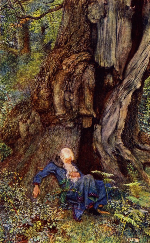Vivien (färg litho) av Eleanor Fortescue Brickdale