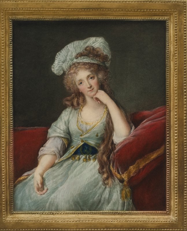 Portrait of Louise Marie Adelaide de Bourbon-Ponthievre, Duchess of Orleans  av Elisabeth Louise after Vigee Lebrun