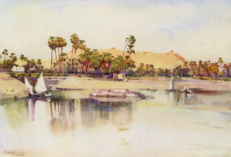 Elephantine Island (Color Litho) av Ella Du Cane