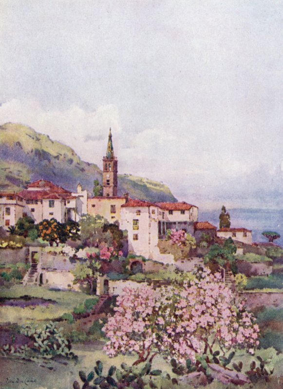 Realejo Alto (färg litho) av Ella Du Cane