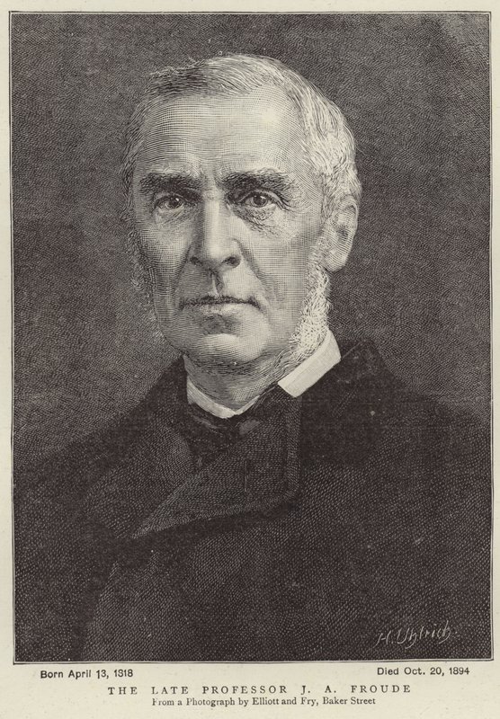 Den framlidne professorn James Anthony Froude av Elliott und Fry Studio