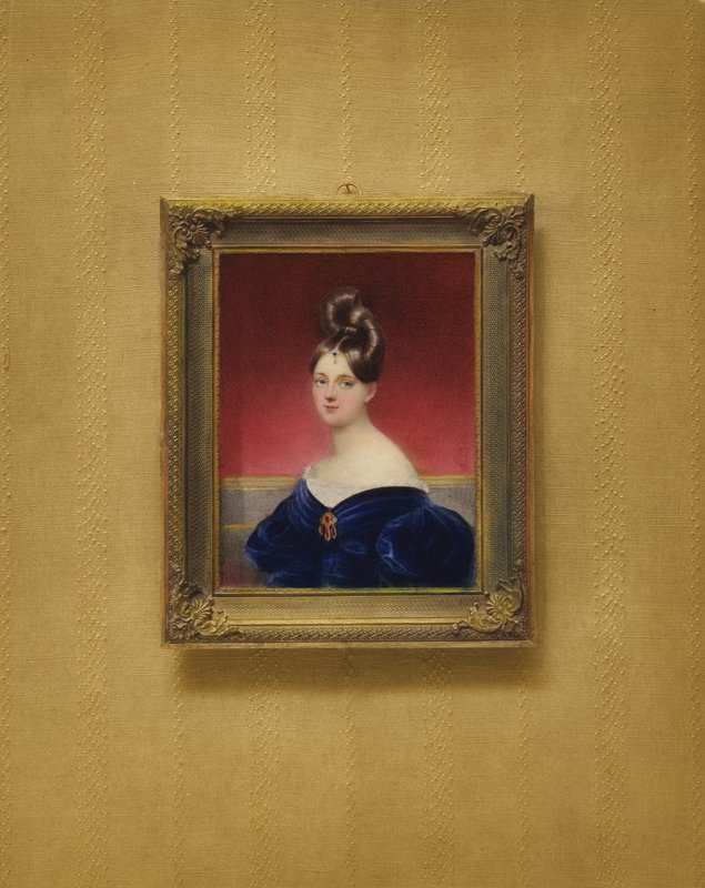 Portrait of Princess Louise Amelie of Baden  av Emanuel Thomas Peter