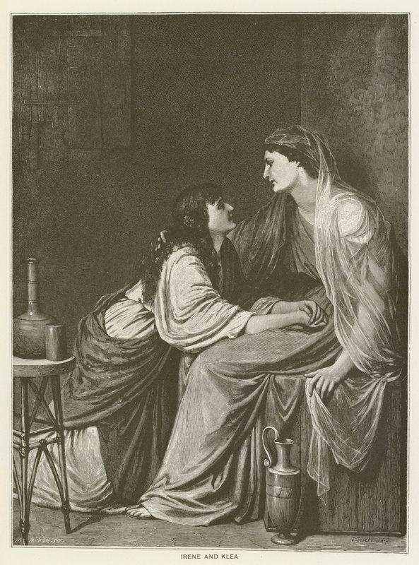 Irene och Klea av Emil Teschendorff