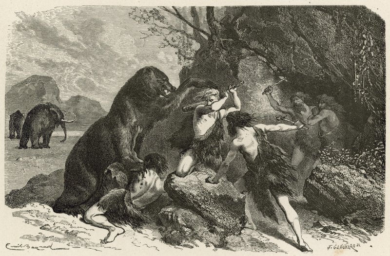 Människan i den stora björnens och mammutens tid av Emile Antoine Bayard