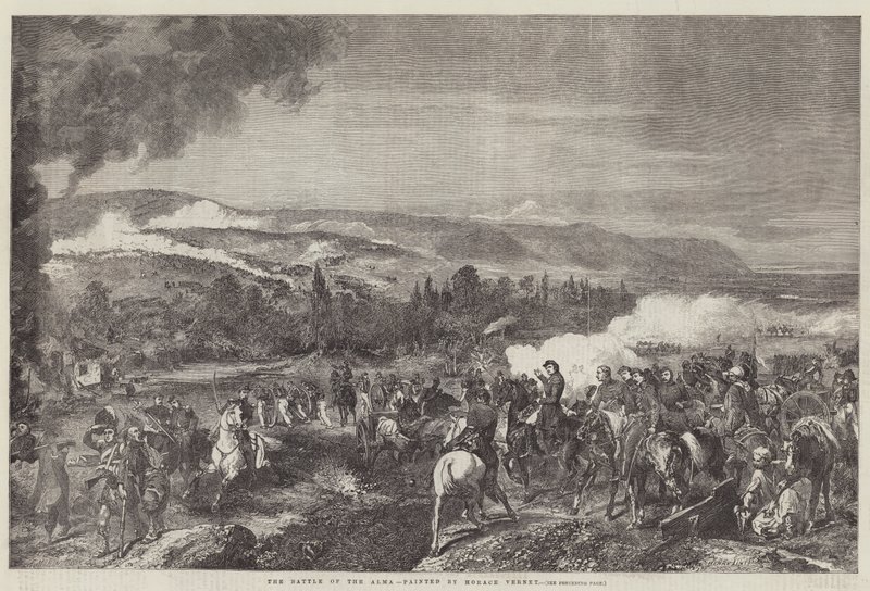 Slaget vid Alma av Emile Jean Horace Vernet