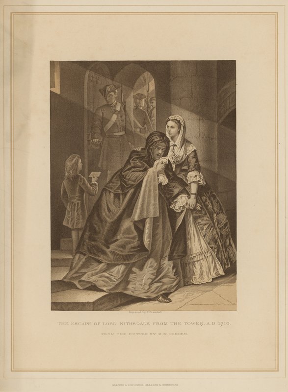 Lord Nithsdales eckupé från Tower of London av Emily Mary Osborn