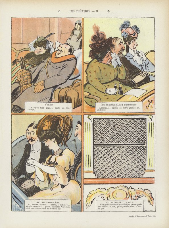 Illustration för Le Rire av Emmanuel Barcet
