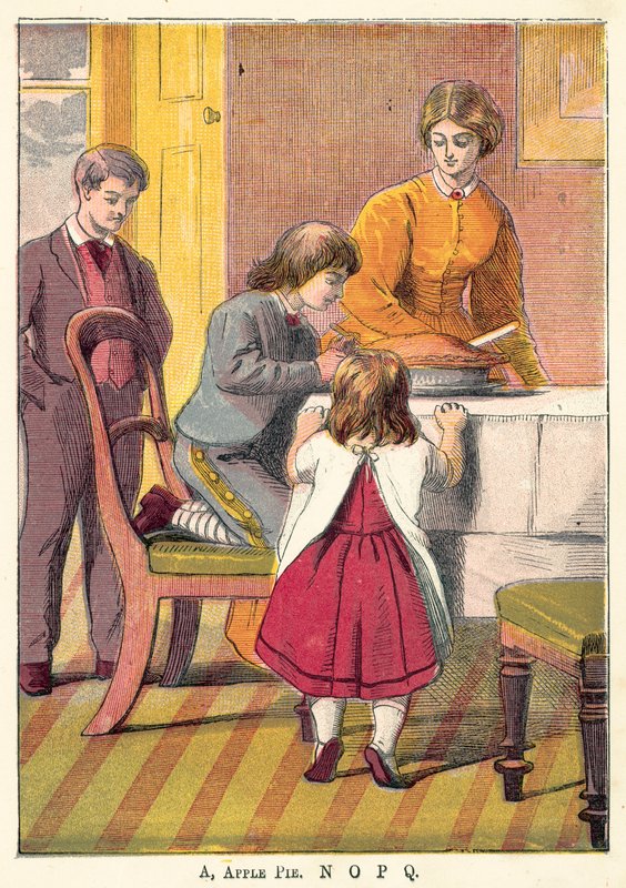 A, Äppelpaj, N, O, P, Q av English School