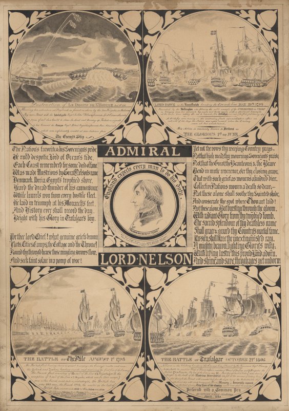 Amiral Lord Nelson av English School