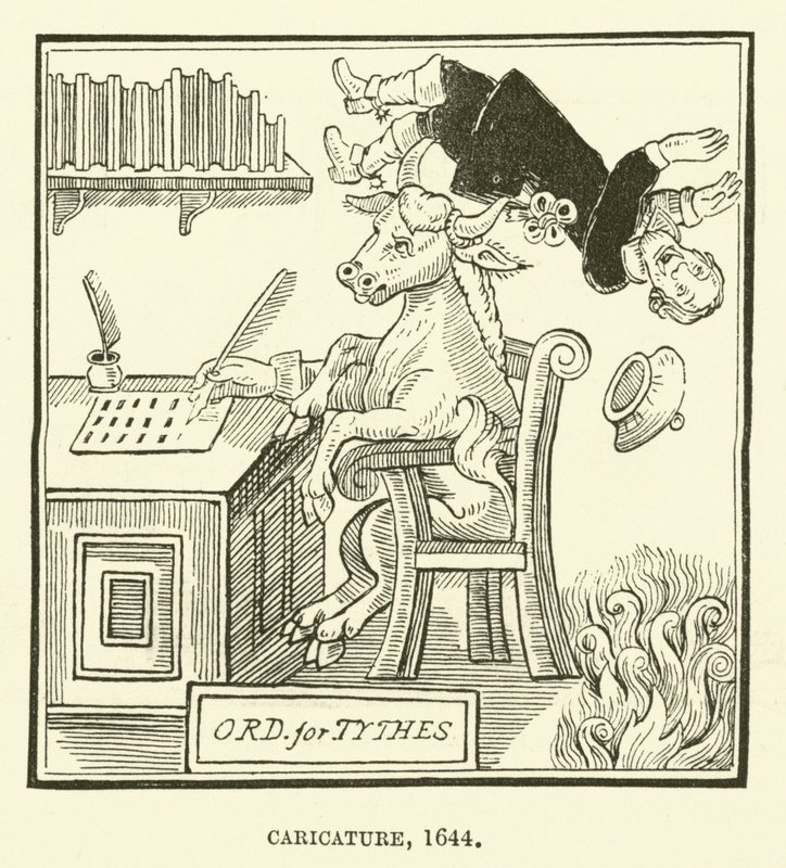 Karikatyr, 1644 av English School