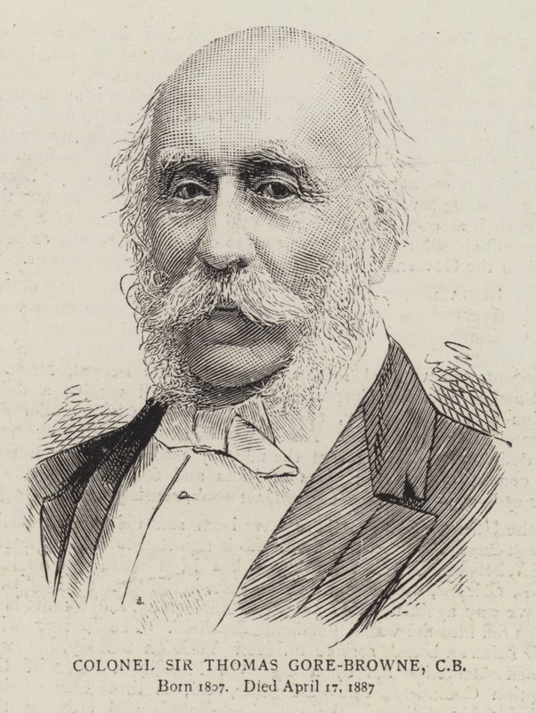 Överste Sir Thomas Gore-Browne, CB av English School