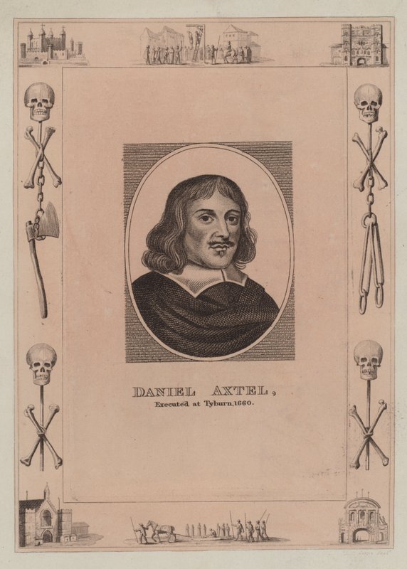 Daniel Axtel, avrättad i Tyburn, 1660 av English School