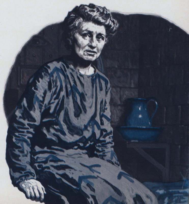 Emmeline Pankhurst i fängelse av English School