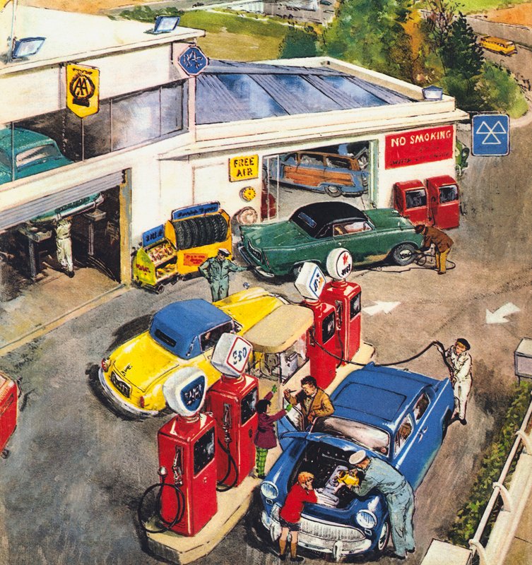 Garage, England, 1960-talet av English School