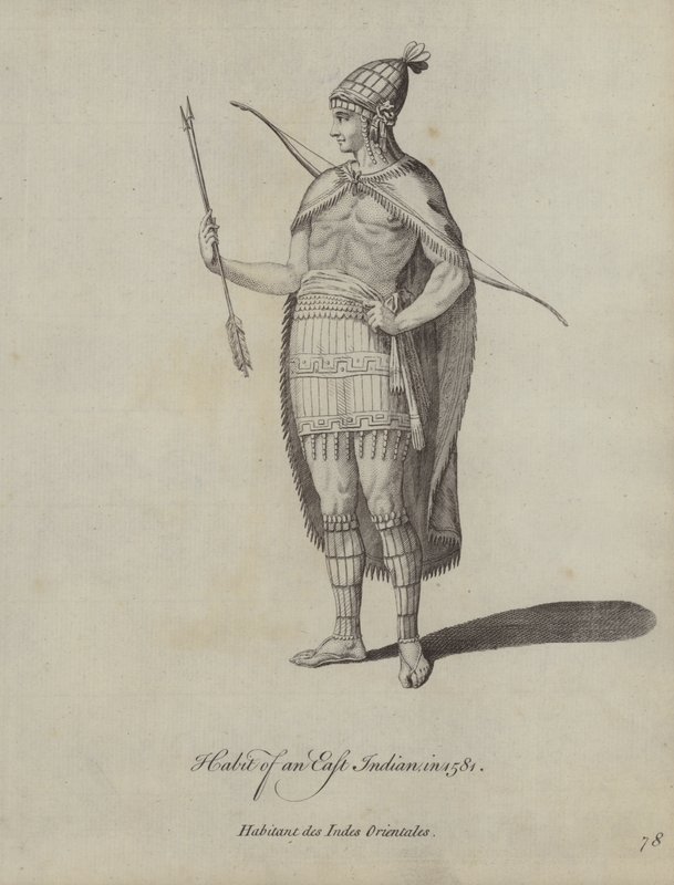 Vana hos en ostindian 1581 av English School