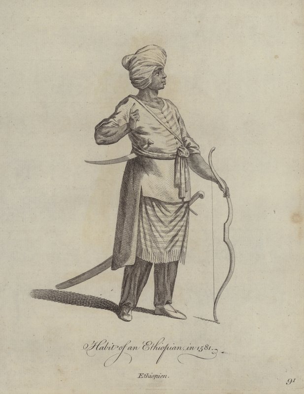 Vana hos en etiopier 1581 av English School