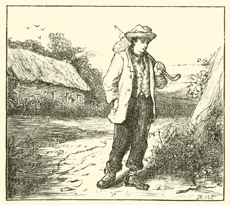 Hans Christian Anderson, på väg till Köpenhamn av English School