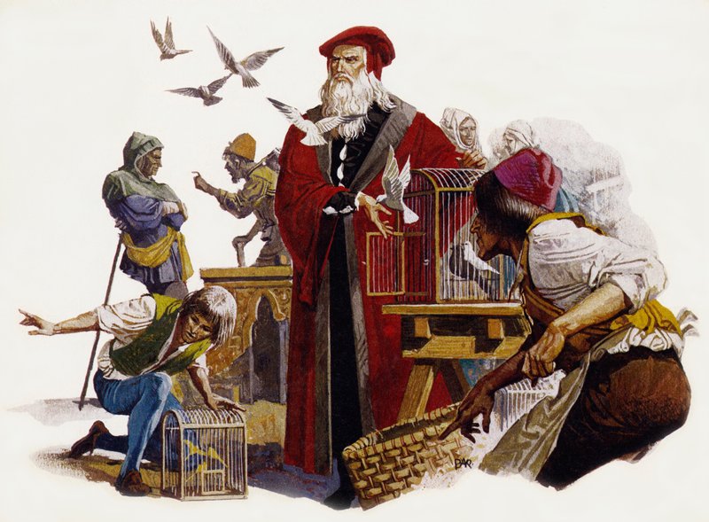 Leonardo Da Vinci. av English School