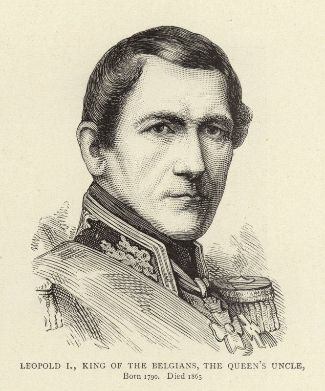 Leopold I, Belgarnas kung, drottningens farbror av English School