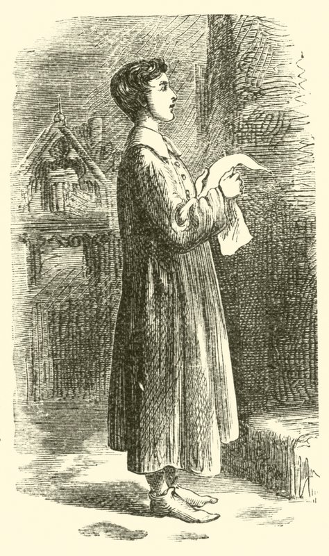 Martin Luther sjunger på Eisenachs gator för bröd av English School