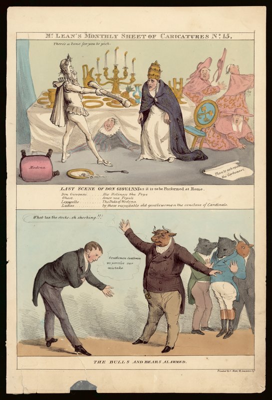 McLeans Monthly Sheet of Caricatures, nr 15 av English School