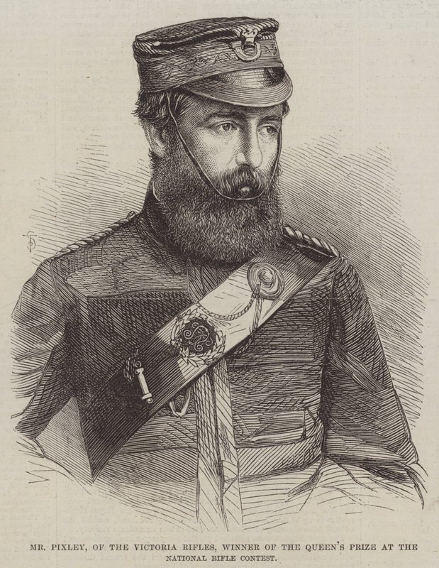 Mr Pixley, från Victoria Rifles, vinnare av Queen