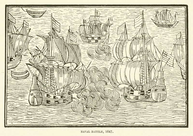 Sjöstrid, 1647 av English School