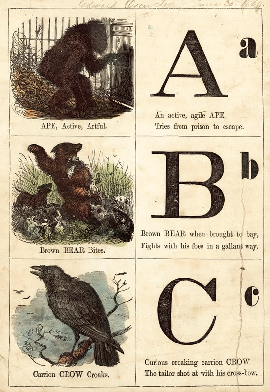 Bildalfabetet av English School