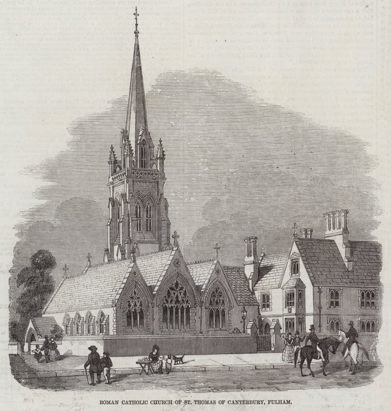 Romersk-katolska kyrkan St Thomas of Canterbury, Fulham av English School