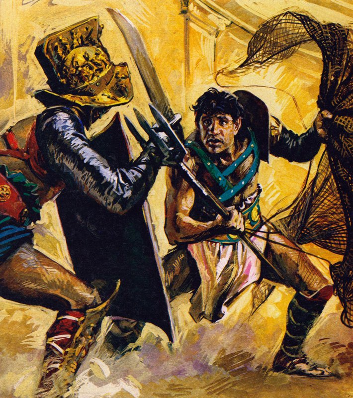 romerska gladiatorer av English School