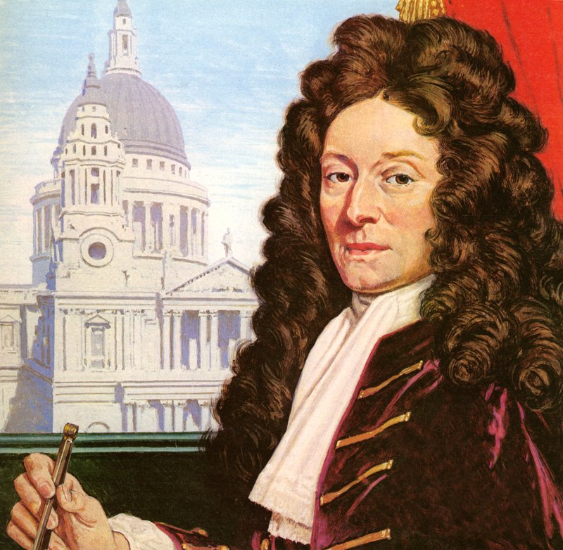 Sir Christopher Wren av English School