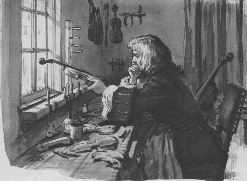 Stradivari på jobbet av English School