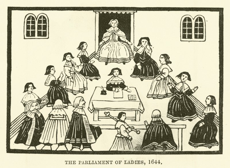Damernas parlament, 1644 av English School