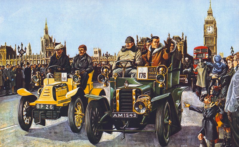Veteranbilsrally av English School