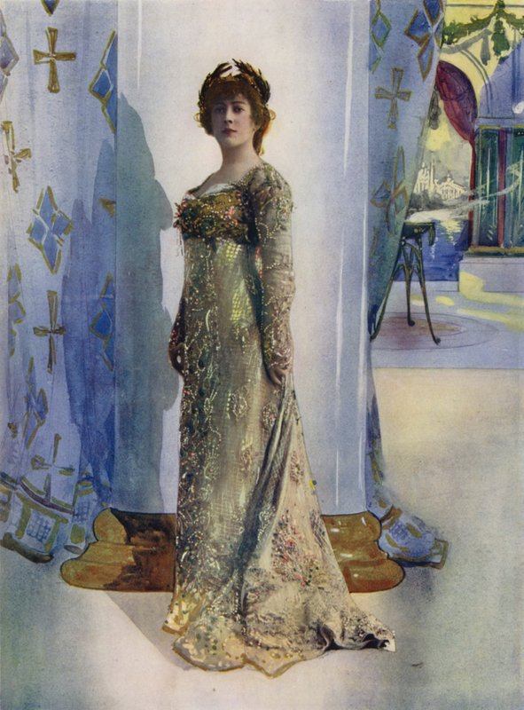 Madame Jane Hading i More Than a Queen (färgfoto) av English Photographer