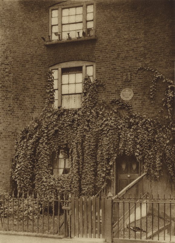 23 Hercules Road, Lambeth, hem för William Blake från 1793 till 1796 (s/v foto) av English Photographer
