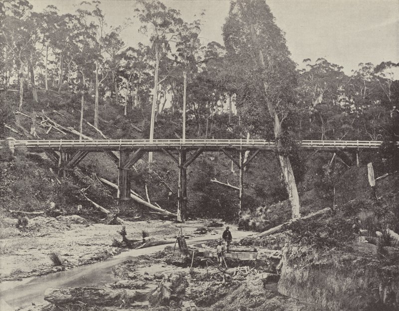A Miners Claim, nära Daylesford, Victoria av English Photographer
