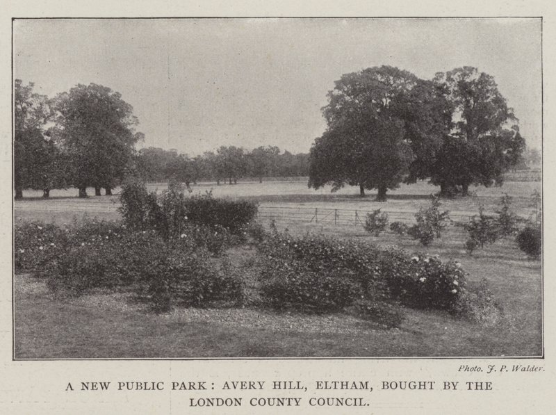 A New Public Park, Avery Hill, Eltham, köpt av London County Council av English Photographer